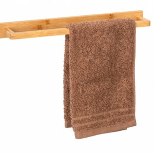 Porte serviette étagère fixation au choix Inbara 40cm bambou WENKO
