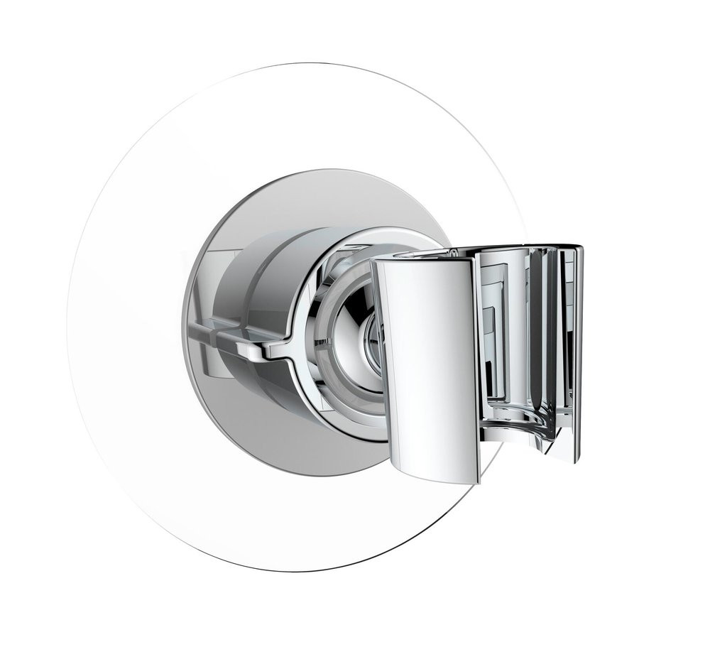 Support mural orientable à coller chrome WENKO