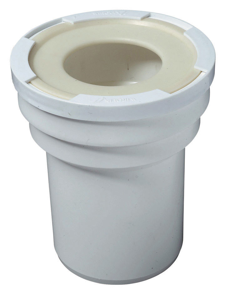 Manchon 100 mm pour sortie de cuvette de WC Diam.10 cm WIRQUIN