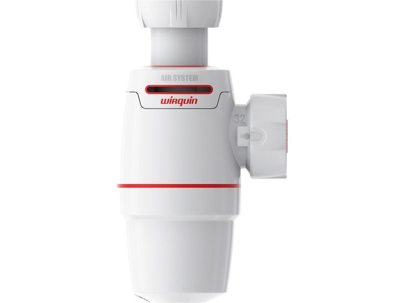 Siphon neo air lavabo zero fuite bruit odeur WIRQUIN Diam.32 mm