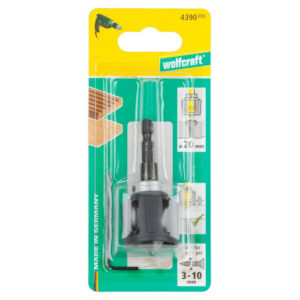 1 foret fraise avec butée de profondeur WOLFCRAFT diamètre 20 mm