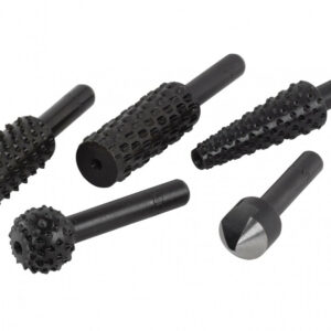 4 rapes profilées + 1 fraise Diam.6 à 15 mm WOLFCRAFT