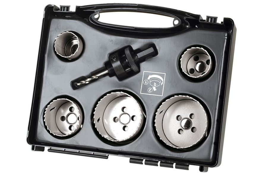 Coffret trépans electricité et plomberie multimatériau, Diam.68 mm WOLFCRAFT