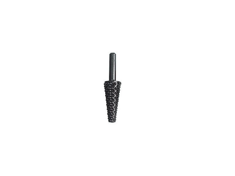 Râpe / lime cônique pour perceuse, WOLFCRAFT, adapté pour bois diam. 5 -35 mm