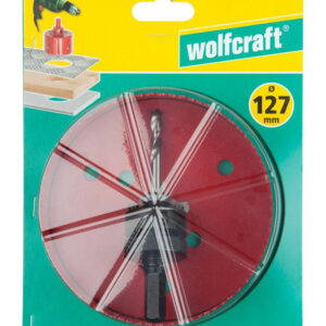 Scie cloche BIM bois/plastique/métal wolfcraft diamètre 127 mm