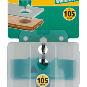 Scie cloche CT maçonnerie/pierre/bois/plastique wolfcraft diamètre 105 mm