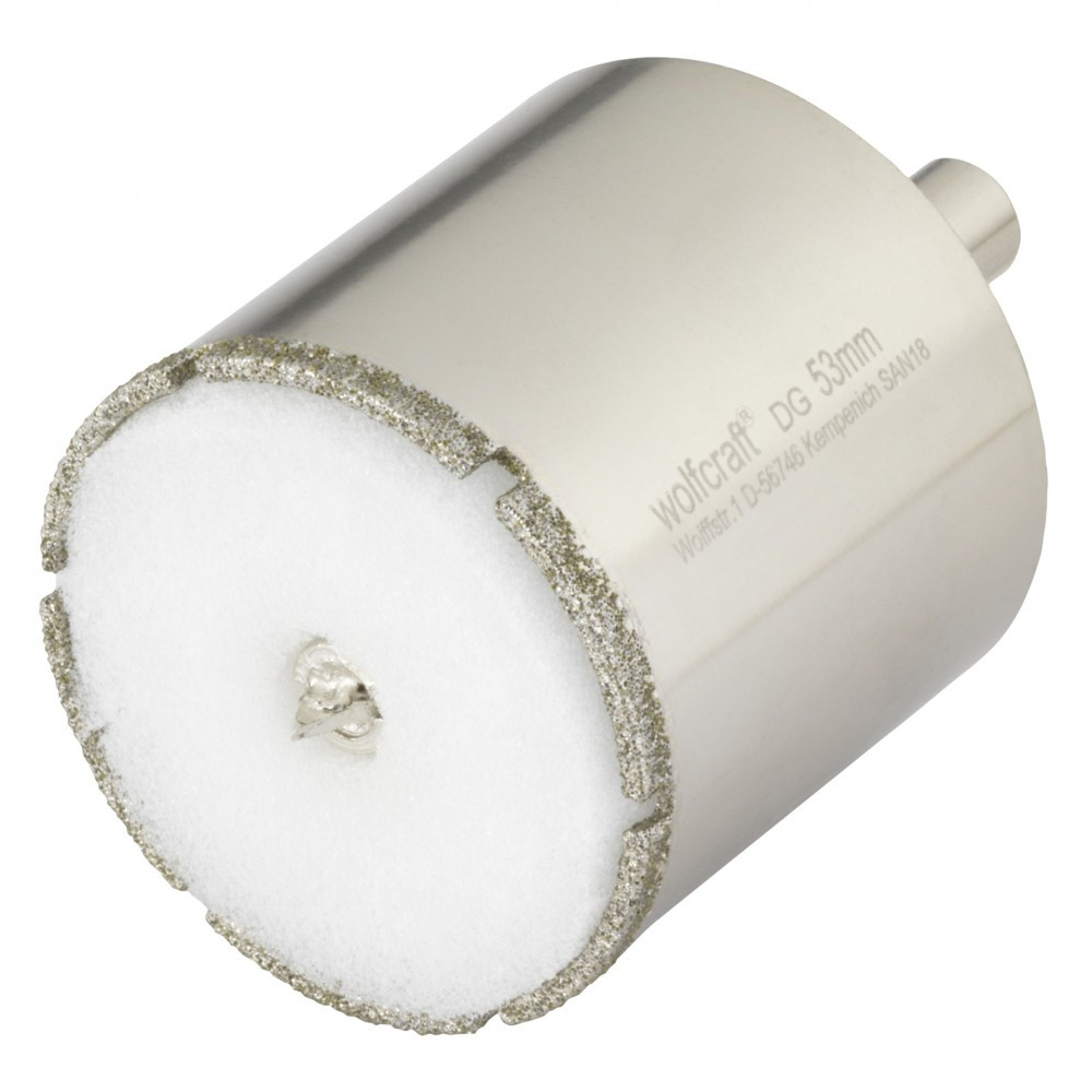 Trépan diamant carrelage p45, Diam.53 mm WOLFCRAFT