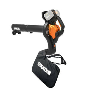 Aspirateur souffleur broyeur sur batterie WORX vendu sans batterie