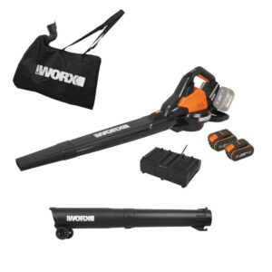 Aspirateur souffleur broyeur sur batterie WORX Wg583e 40 V