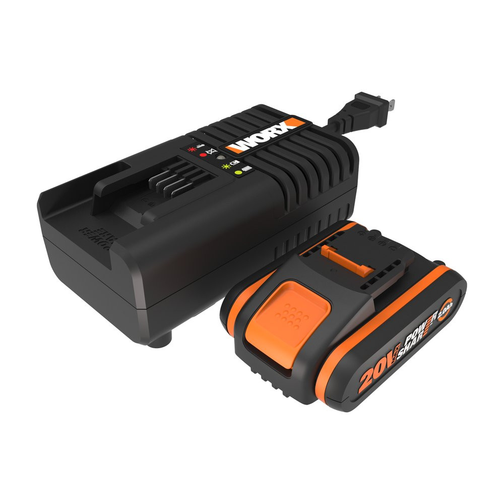 Pack Batterie 20V/2Ah + Chargeur Worx Wa3601
