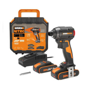 Visseuse à chocs sans fil 20 V WORX Wx265, 200 Nm + 2 batteries 2Ah