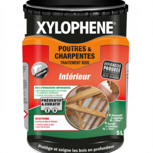 Traitement du bois poutre et charpente XYLOPHENE 20 ans, 5 l