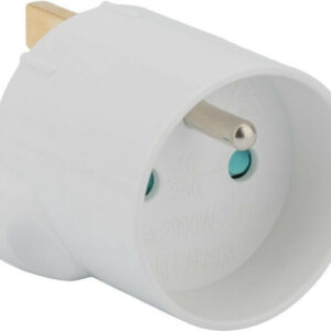 Adaptateur blanc France vers Grande-Bretagne ZENITECH