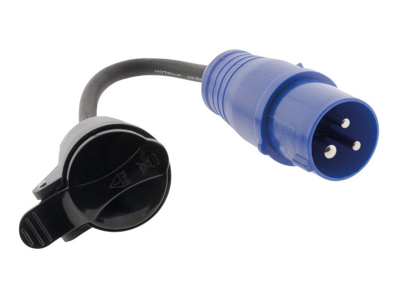 Adaptateur caravane femelle 16 A en mâle CEE17 3g2.5 mm², ZENITECH