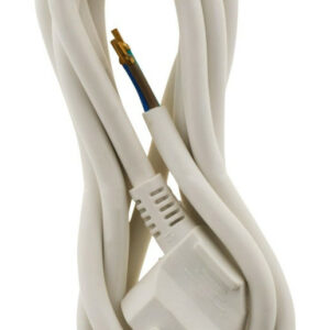 Cordon d'alimentation avec prise 16A 3G1,5 2m Blanc - Zenitech