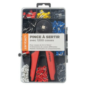 Lot de 1200 cosses avec pince a sertir, ZENITECH