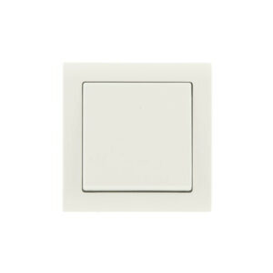 Poussoir saillie complet Besto, blanc