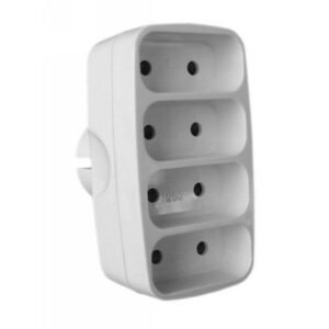 Quadriplite 6A Facade Blanc