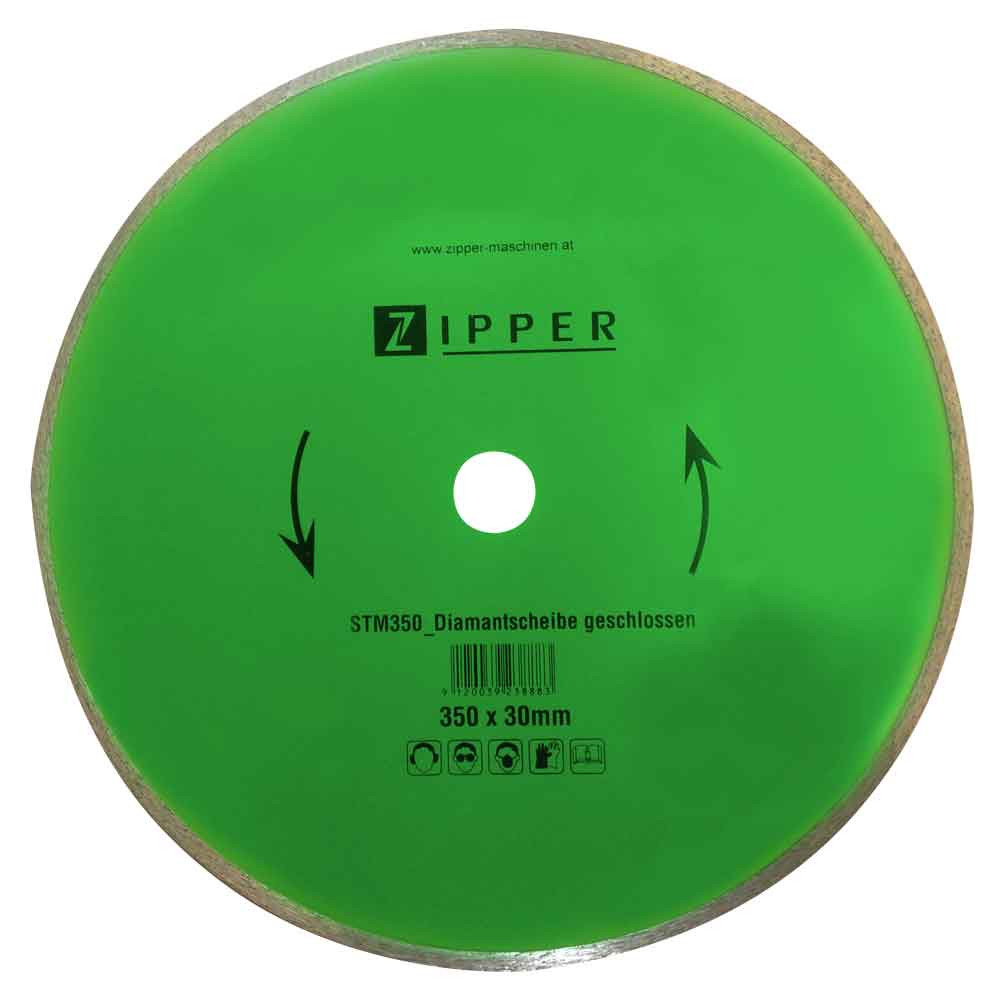 Disque diamant fermé 350x30mm