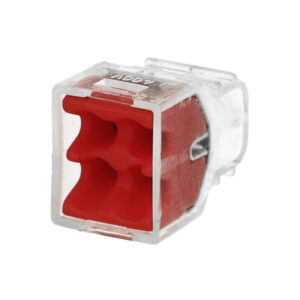 100 bornes Eur'Ohm FastLock pour fil rigide 4 entrées