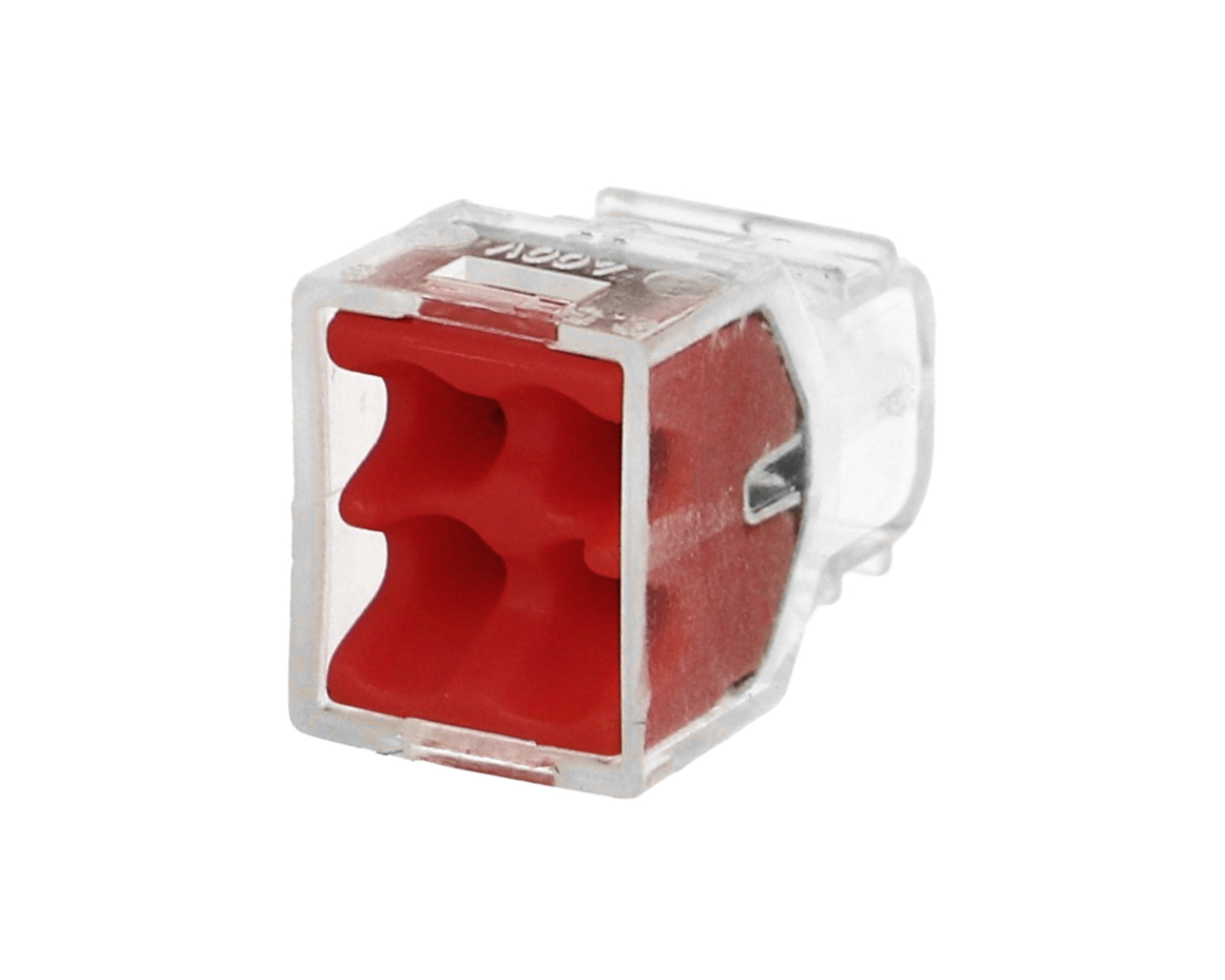 100 bornes Eur'Ohm FastLock pour fil rigide 4 entrées