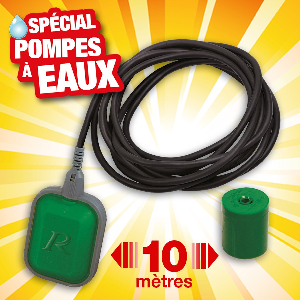 FLOTTEUR 10M INDEPENDANT POUR POMPE