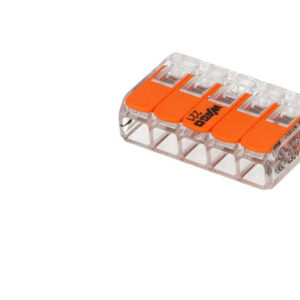 15 mini connecteur WAGO 5 entrées pour fil souple ou rigide