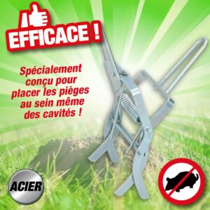 PIÈGE À TAUPES INVISIBLE et EFFICACE
