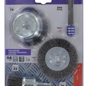 3221912006523 - Kit 4 brosses queues hexagonal
