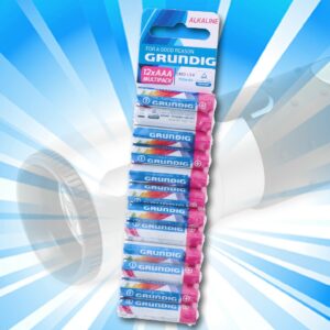 LOT DE 12 PILES LONGUE DURÉE R03 AAA