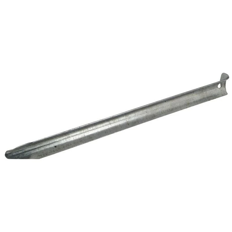 3321369980657 - 10 piquets cornière acier zin