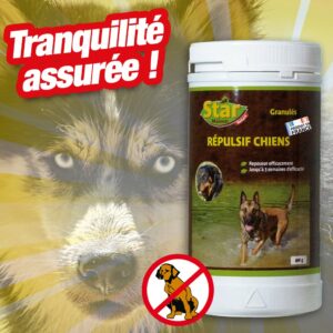 repulsif chiens granules 400 gr