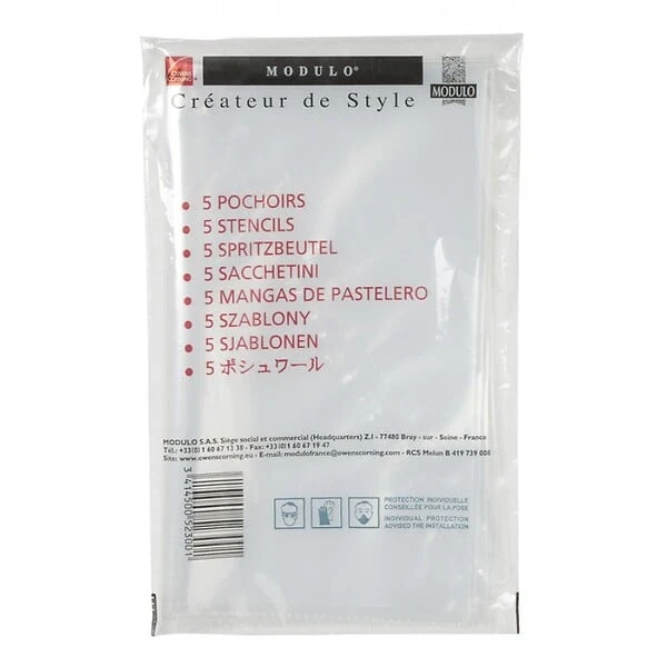 3414500523001 - Sachet 5 pochoirs à joint