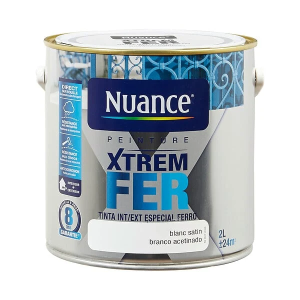 3505390999868 - Peinture XTREM Fer - Blanc - S