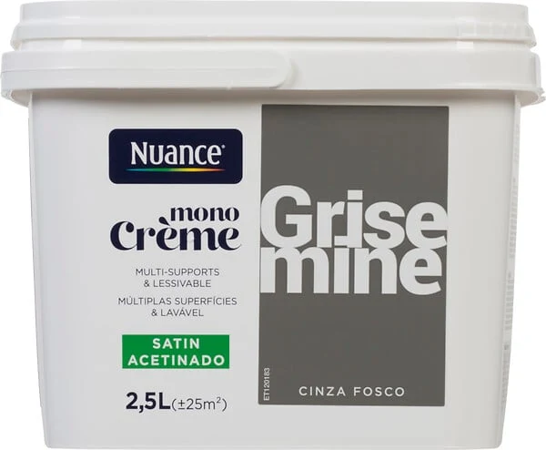 3505391056867 - Peinture MonoCrème - Grise mi
