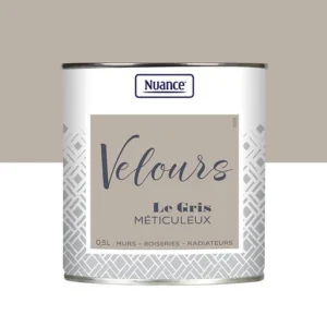 436204 - Peinture Velours - Gris meticu