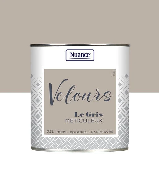 436204 - Peinture Velours - Gris meticu