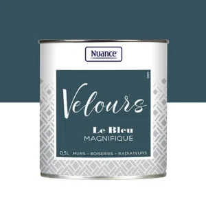 436222 - Peinture Velours - Bleu magnif
