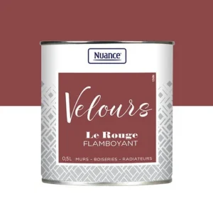 436228 - Peinture Velours - Rouge flamb