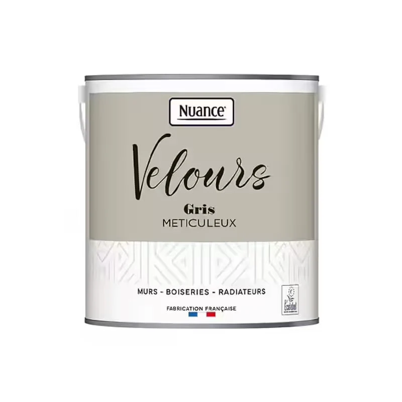 436236 - Peinture Velours - Gris meticu