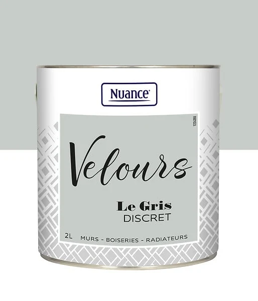 436239 - Peinture Velours - Gris discre