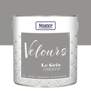 436241 - Peinture Velours - Gris crÃ©at