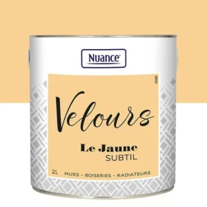 436250 - Peinture Velours - Jaune subti