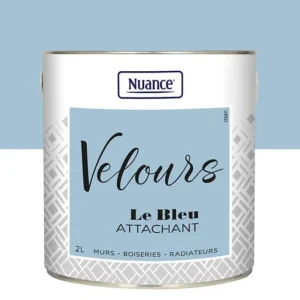 436260 - Peinture Velours - Bleu attach