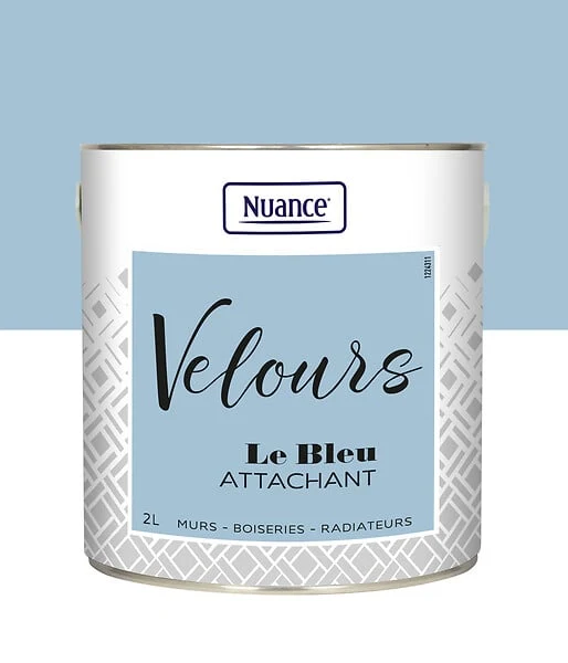 436260 - Peinture Velours - Bleu attach