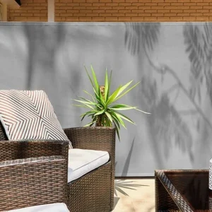 53040034 - Rideau de terrasse - Gris clai