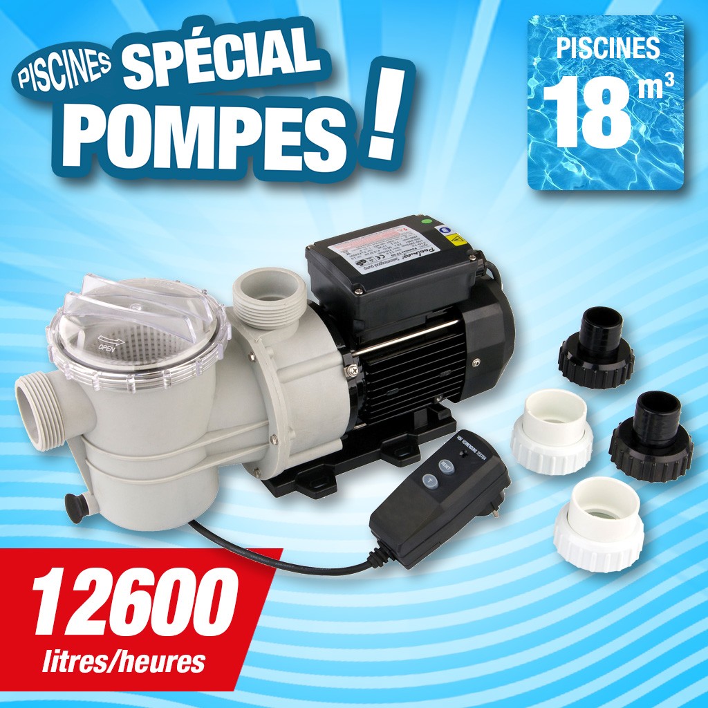 Pompe Poolmax TP50 - 0-37 kw - 0-50 HP - Qmax 12.600 l/h