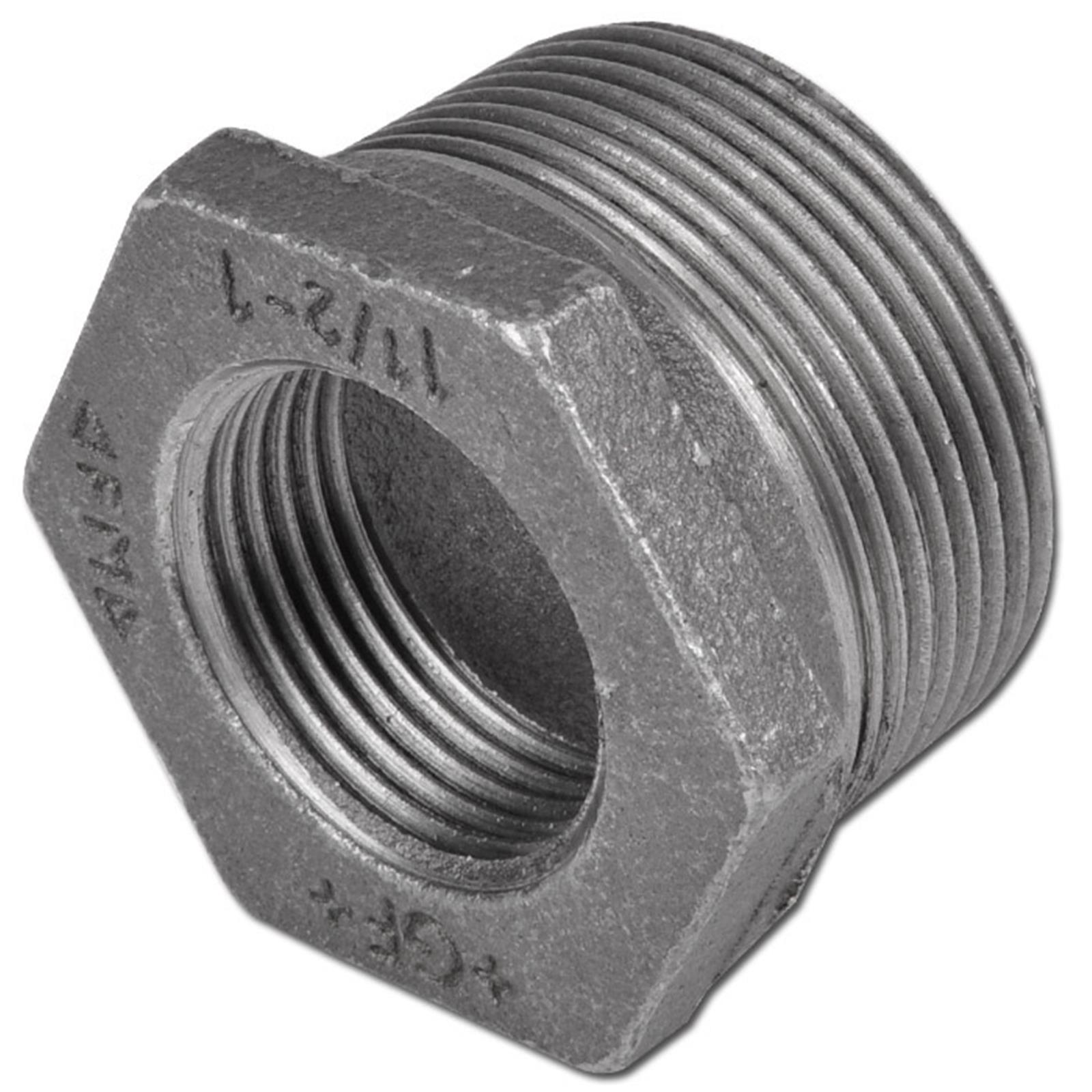 Réduction fonte galva MF - Diamètre : M1 1/4'' - F3/4''