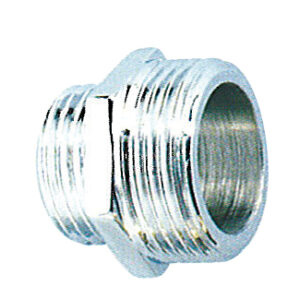Mamelon réduit laiton chromé à visser MM - Diamètre : 3/4'' - 1/2''