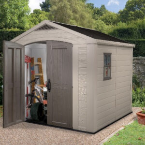 Abri de jardin aspect bois 5,6 m2